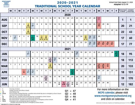 MCPS releases calendar for 2020-2021 school year – The Black and White