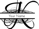 Letter K Monogram | Customize Online | Instant Download