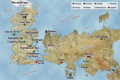 Hoja de Rutas - Blog de viajes: Los escenarios reales de Juego de Tronos