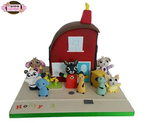 Bing's House and his friends (cbeebies) - Decorated Cake - CakesDecor