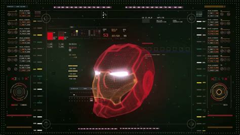 Iron Man Helmet Hud - YouTube