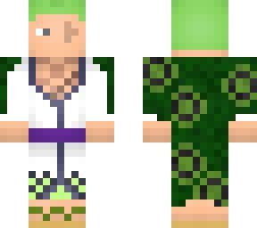 Zoro In Wano One Piece | Minecraft Skin