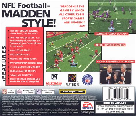 Madden NFL 97 cover or packaging material - MobyGames