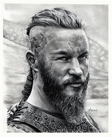 PORTRAITS — ajgrier.com | Wikinger ragnar, Ragnar, Wikinger tattoo