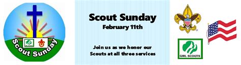 Scout Sunday