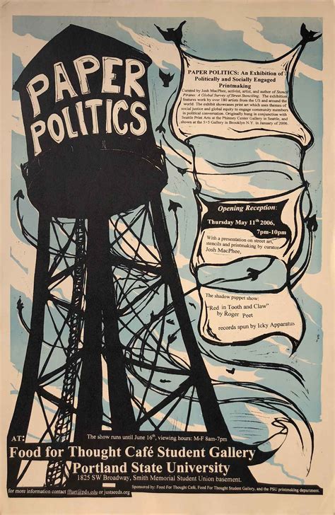 Justseeds | Paper Politics Poster