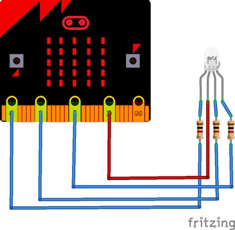 micro:bit basic RGB led example - Microbit learning