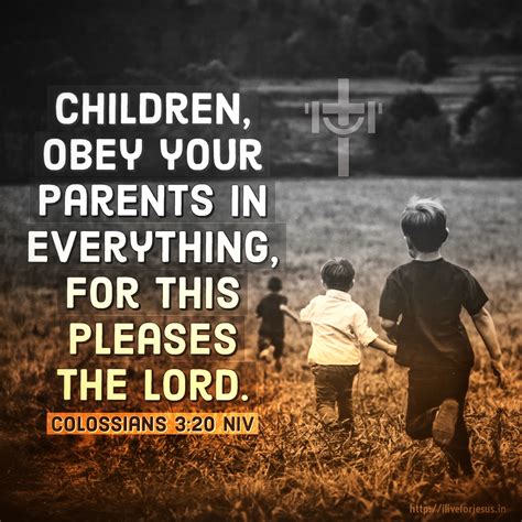 Obey your Parents - I Live For JESUS