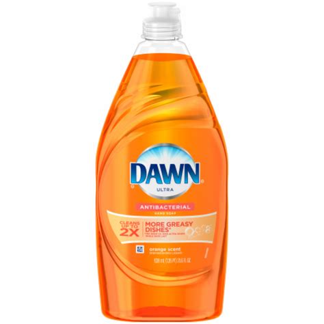 Dawn Ultra Orange Scent Antibacterial Hand Soap Dishwashing Liquid, 21. ...