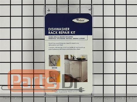 4396840RC - Whirlpool Dishwasher Rack Repair Kit (Grey) | Parts Dr