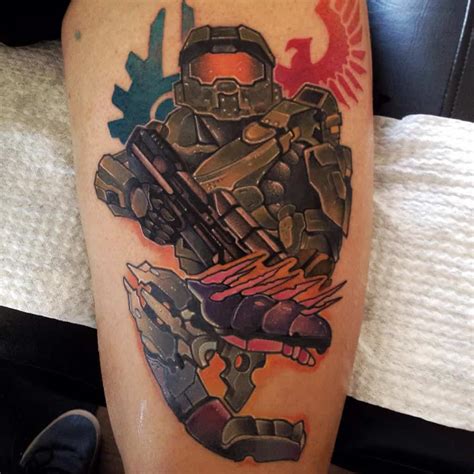 Top 37 Best Halo Tattoo Ideas - [2021 Inspiration Guide]