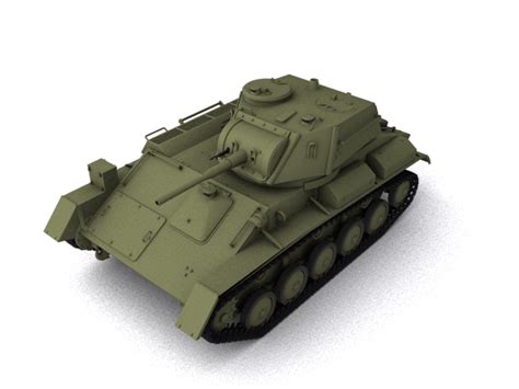 T 80 Tank 3d Model