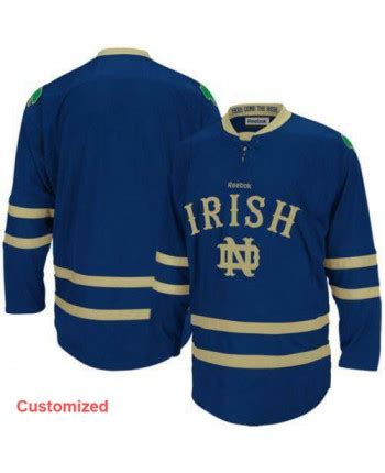 Custom Notre Dame Fighting Irish Hockey Jerseys,Customized Notre Dame ...