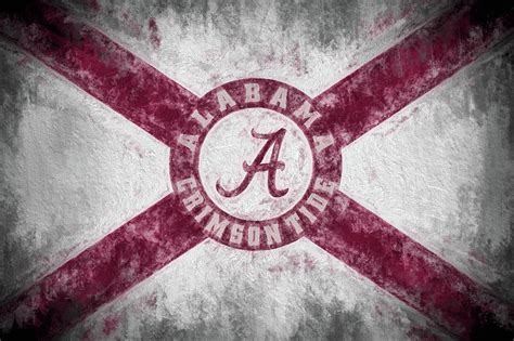 The Crimson Tide State Flag Photograph by JC Findley - Fine Art America