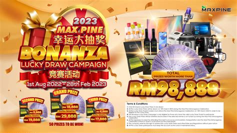 Bonanza Lucky Draw Campaign - Max Pine International