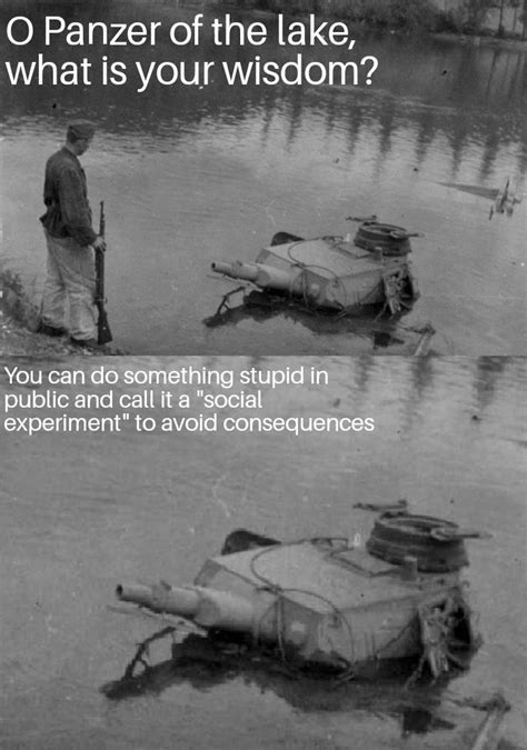 The Panzer Has Spoken | Panzer of the Lake | Know Your Meme