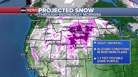 Sunday forecast calls for snow, rain as coast-to-coast storms coat US ...