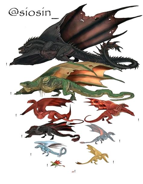 approximate size of the Dragons until now. Balerion, Vhagar, Caraxes ...