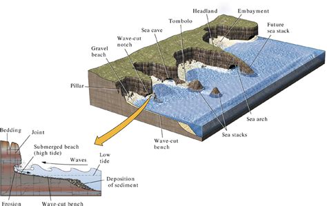 Diagram Of Coastal Erosion