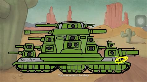 Tank Cartoon Kv6 (kv44m vs vk44m) - ( Cartoon Tanks ) ( not sound ) - YouTube