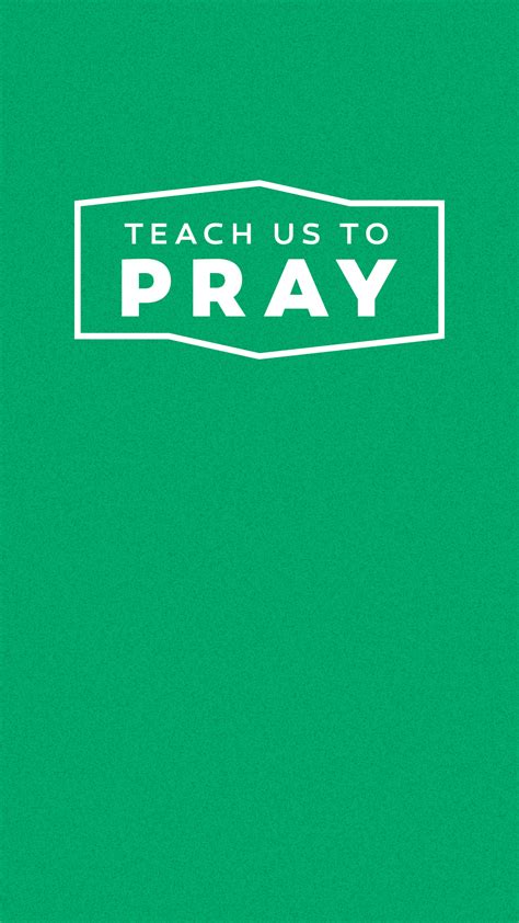 Teach Us to Pray | Messages | NewSpring Church | Free Church Resources ...