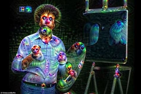 Video runs Bob Ross through Google's DeepDream | Daily Mail Online