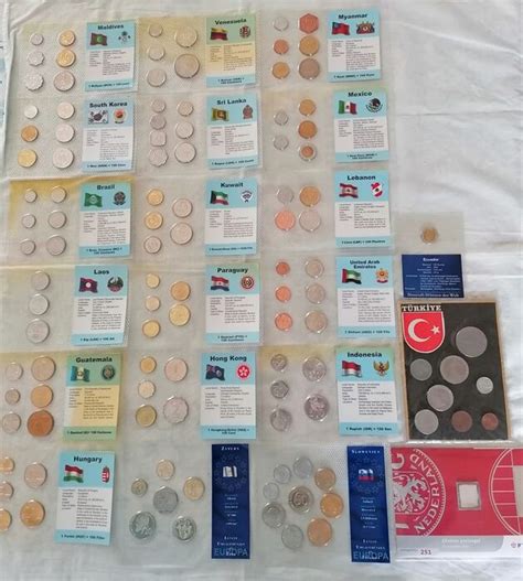 World. Coin-Set from different country (21 sets) - Catawiki