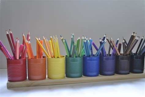 Marker Holder // Colored Pencil Holder - Etsy | Colored pencil holder, Pencil organizer, Pencil ...