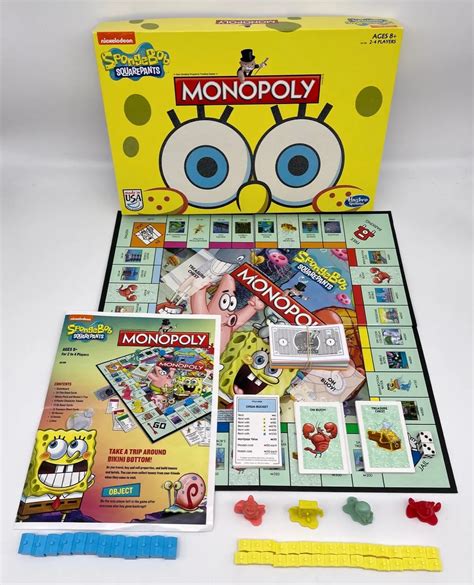 Monopoly board game SpongeBob SquarePants - transports.gov.gn