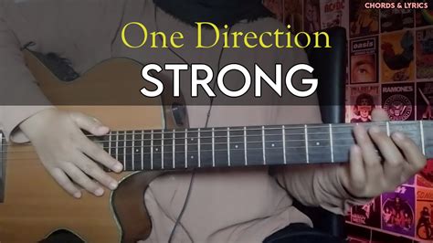 Strong - One Direction | easy guitar chords with lyrics | guitar play ...