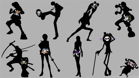 One Piece Characters Silhouettes, Anime, 1920x1080 HD Wallpapers ...