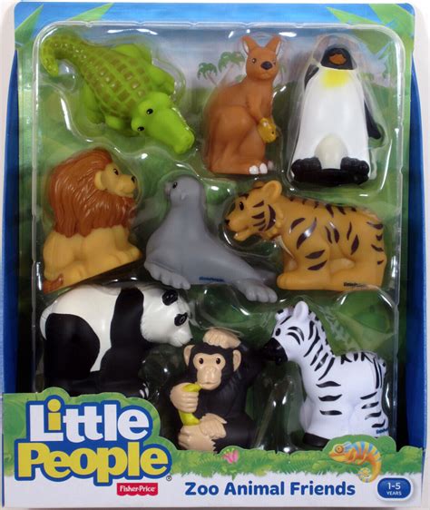 Fisher Price Little People Zoo Animal Friends 9 different Tiger Panda ...