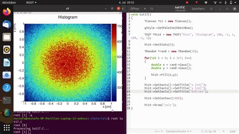 CERN ROOT Tutorial 19: Creating 2D Histograms with TH2F - YouTube