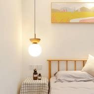 Nordic Semi Wooden Pendant Light | Minimalist Lightings | Simig Lighting