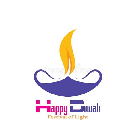 Diwali Logo and Vector Template Stock Vector - Illustration of greeting, diya: 233635777