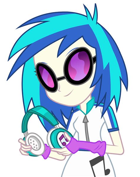 Dj Pon3 (Vinyl Scratch) - Equestria Girl by negasun on DeviantArt