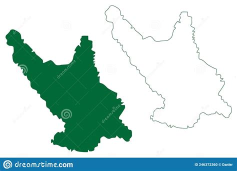 Dassen Island Republic of South Africa, RSA Map Vector Illustration ...