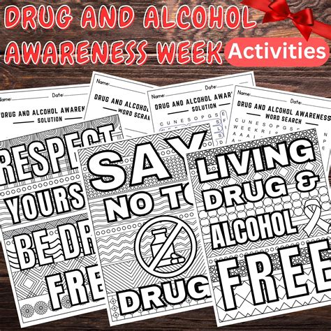 National Drug and Alcohol Awareness Week Activities | Made By Teachers