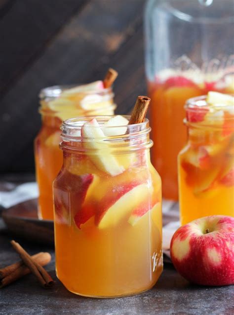 This Fireball Apple Cider Sangria is the perfect fall party cocktail. Fresh apples and cinnamon ...