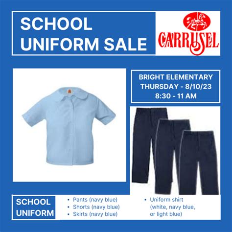 School Uniform Sale | Birdielee V Bright Elementary