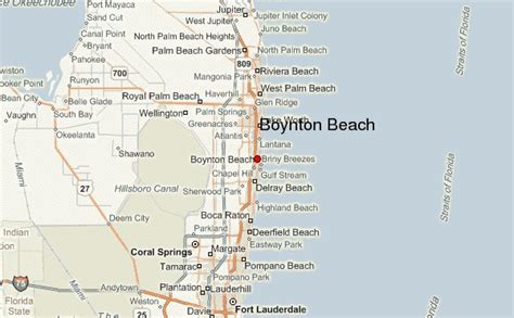 Boynton Beach Map Of Florida - Oconto County Plat Map