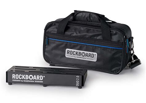 RockBoard DUO 2.0 Pedalboard with Gig Bag | American Musical Supply