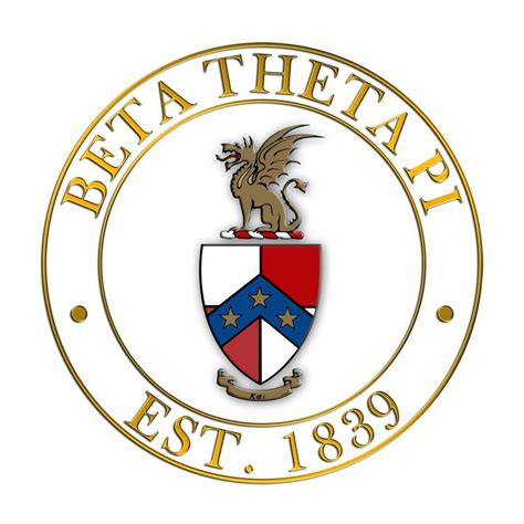 Beta Theta Pi Circle Crest - Shield Decal SALE $6.95. - Greek Gear®