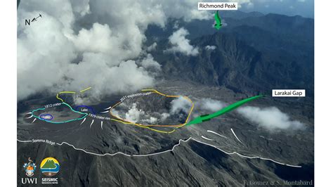 Soufrière St. Vincent Volcano (St. Vincent Island, West Indies): Latest Image Reveals 2021 Crater