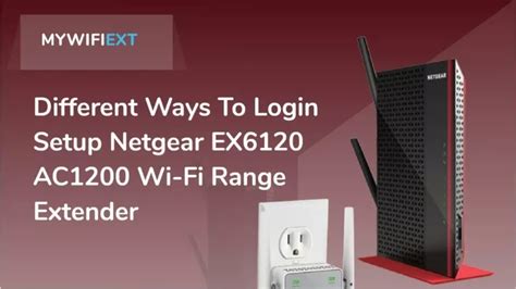 PPT - Simple Steps To Setup Netgear Ex6120 Ac1200 Extender PowerPoint Presentation - ID:10363571