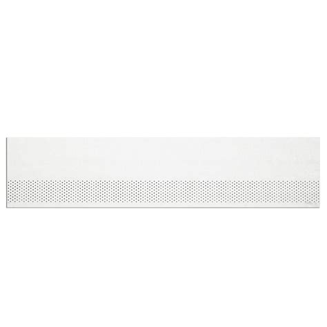 James Hardie 192 in. x 16 in. Rectangular White Paintable Composite Soffit Vent-9016084 - The ...