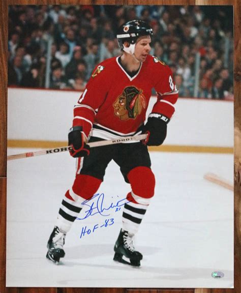 Stan Mikita SIGNED 16x20 Photo + HOF 83 Chicago Blackhawks PSA/DNA ...