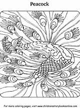 Peacocks coloring Pages download And Print For Free sketch template