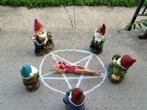 Creepy Lawn Gnomes