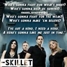 Skillet-Hero lyrics Music Pics, Music Tv, Music Stuff, Music Bands, Acoustic Guitar Lessons ...